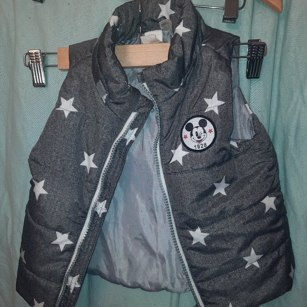 H&M Disney Mickey Mouse Puffer Vest toddler